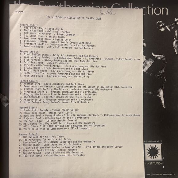 The Smithsonian Collection of Classic Jazz 6 LP Vinyl Box Set BOOKLET VG+ /VG++! - Picture 3 of 16